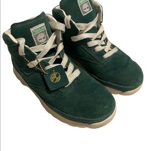 Green Timberland Euro Hikers